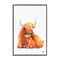 Stupell Industries Yakety Yak Cattle Framed Giclee, design by Marc Allante